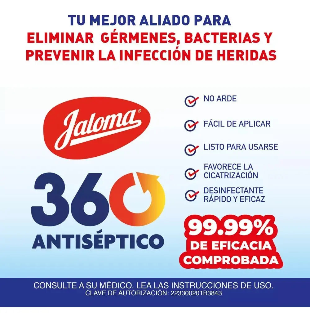 Solución Antiséptica 360 Jaloma 5 lts.