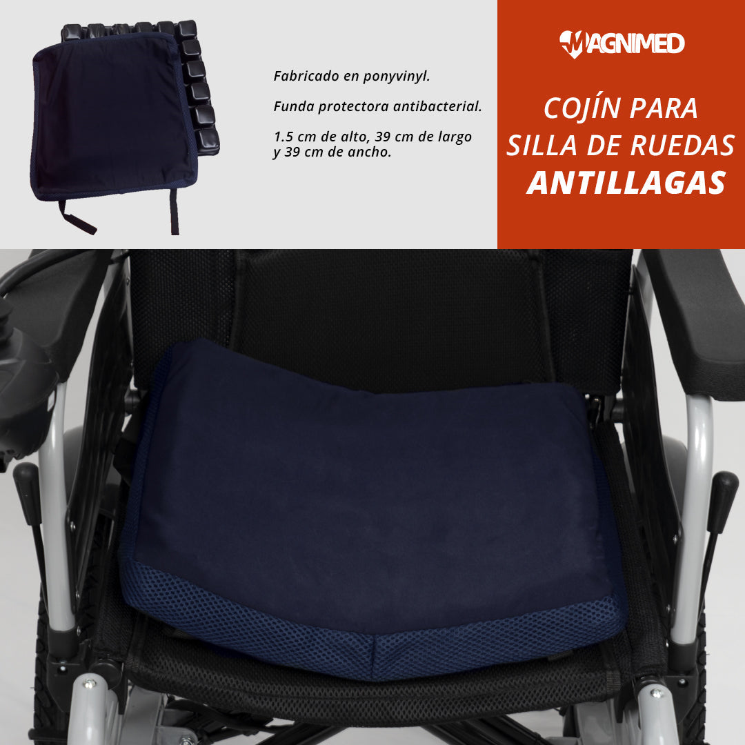 Cojín para silla de ruedas antillagas