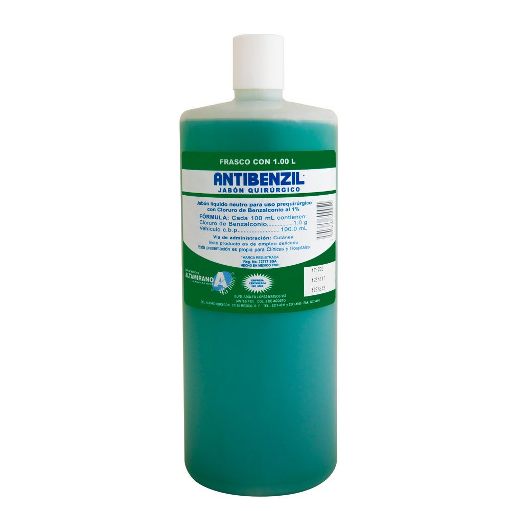 Jabón Quirúrgico 1L Antibenzil Altamirano