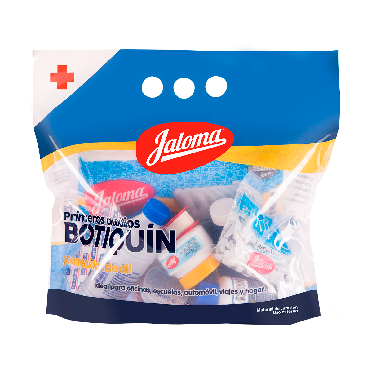 Botiquín en bolsa Jaloma Primeros Auxilios