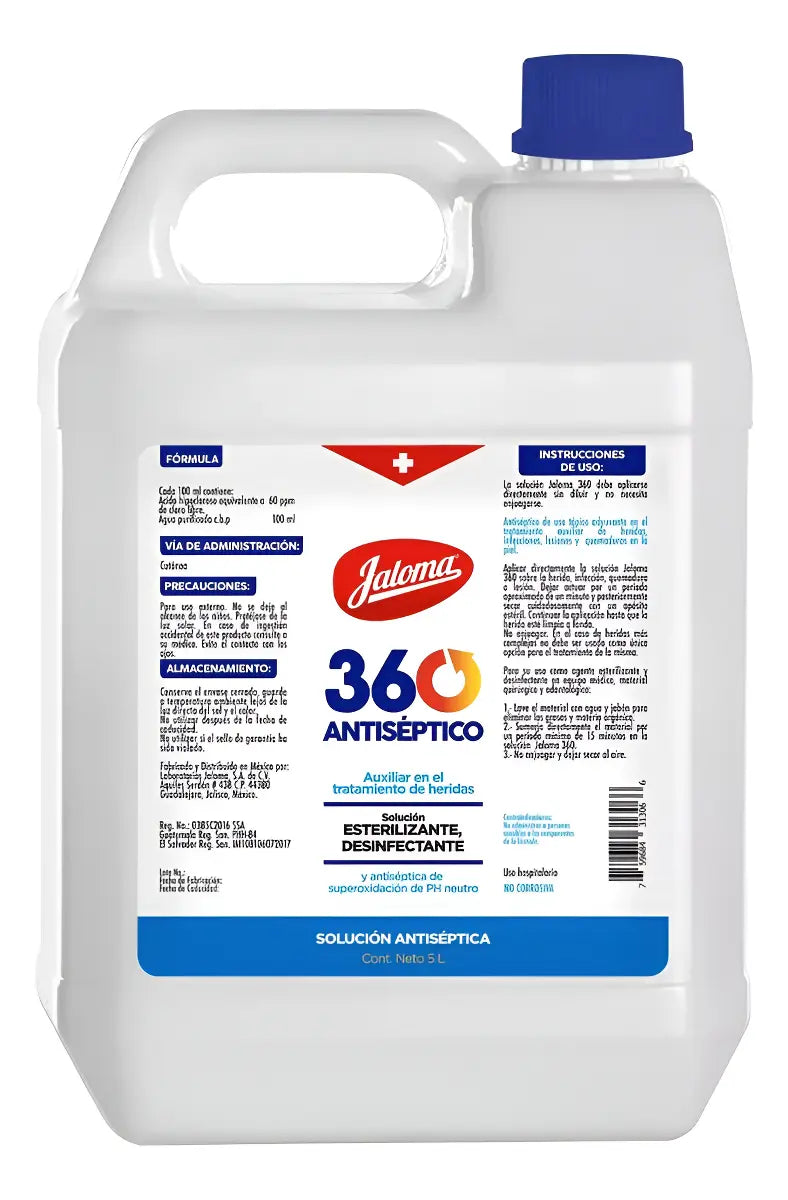 Solución Antiséptica 360 Jaloma 5 lts.