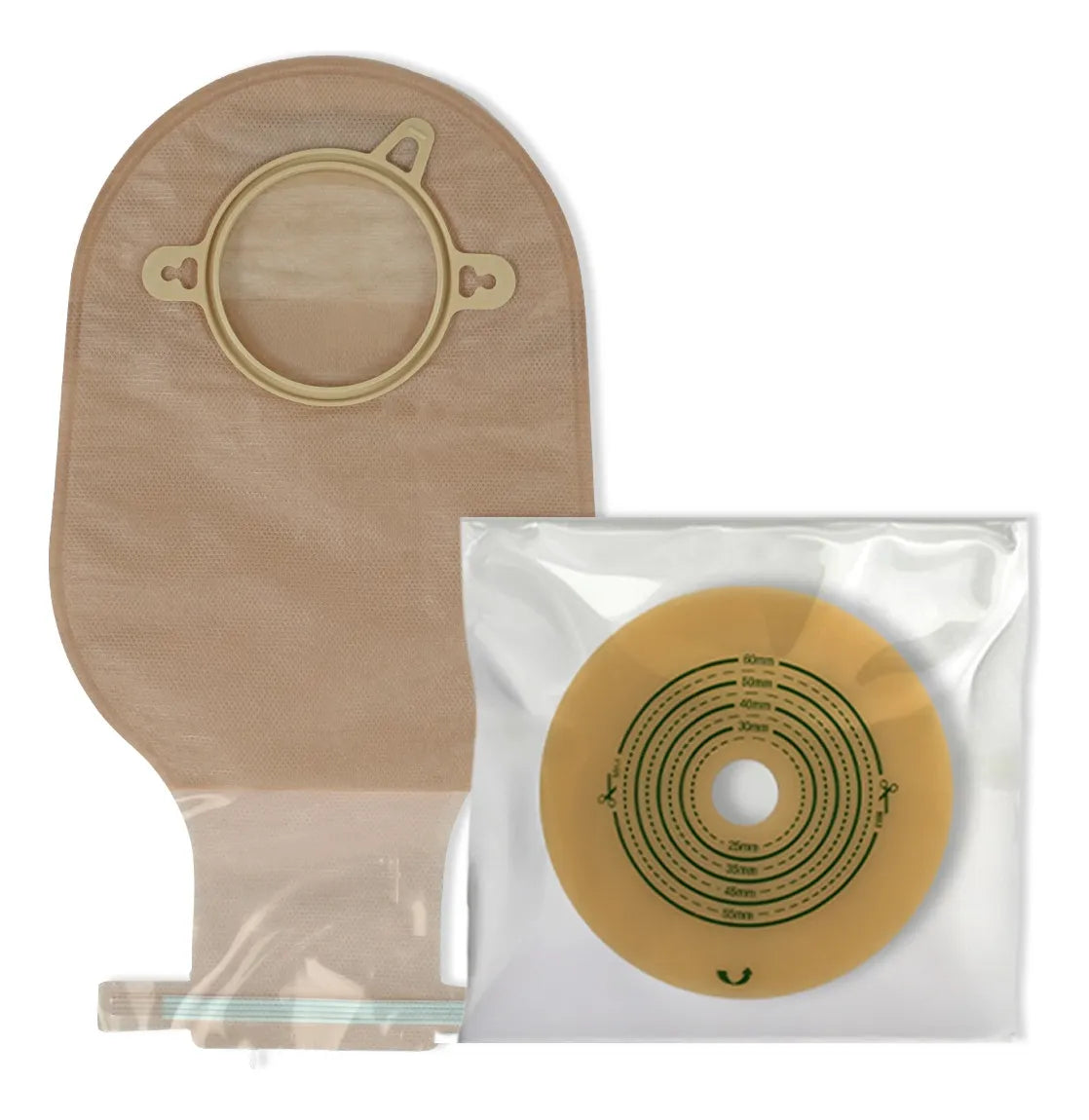 Equipo para ileostomía o colostomía para adulto 4 pzs.