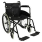 Silla De Ruedas Economica De Lujo Plegable Color Negro