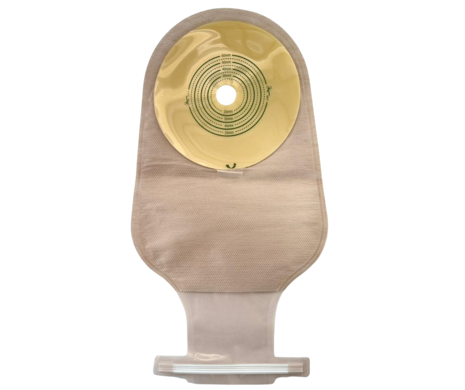 Bolsas para colostomía sencilla con barrera y cierre 10 pzs.