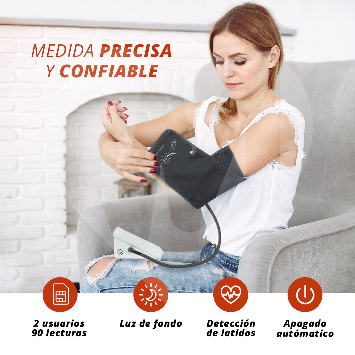 Baumanómetro de presión arterial para brazo
