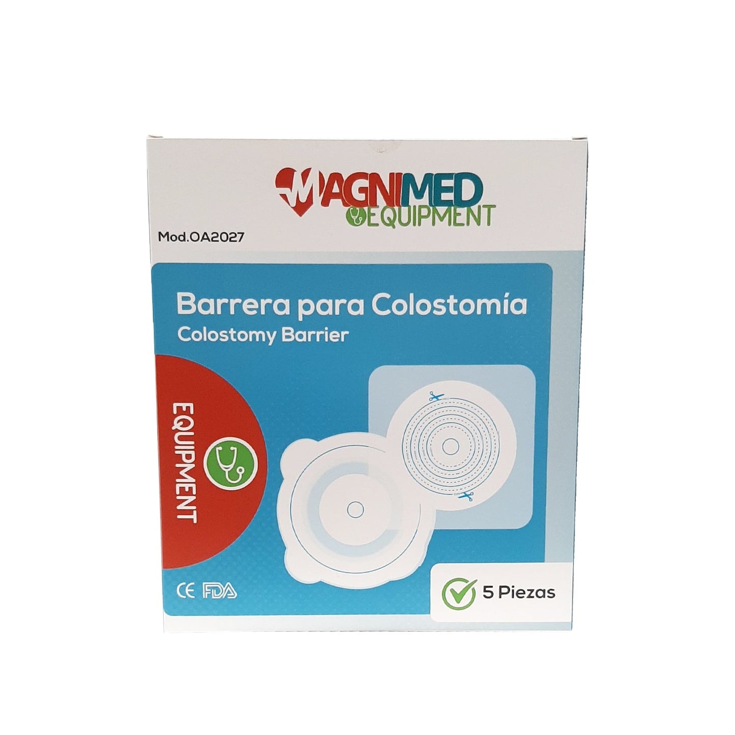 Barrera para colostomía 5 pzs