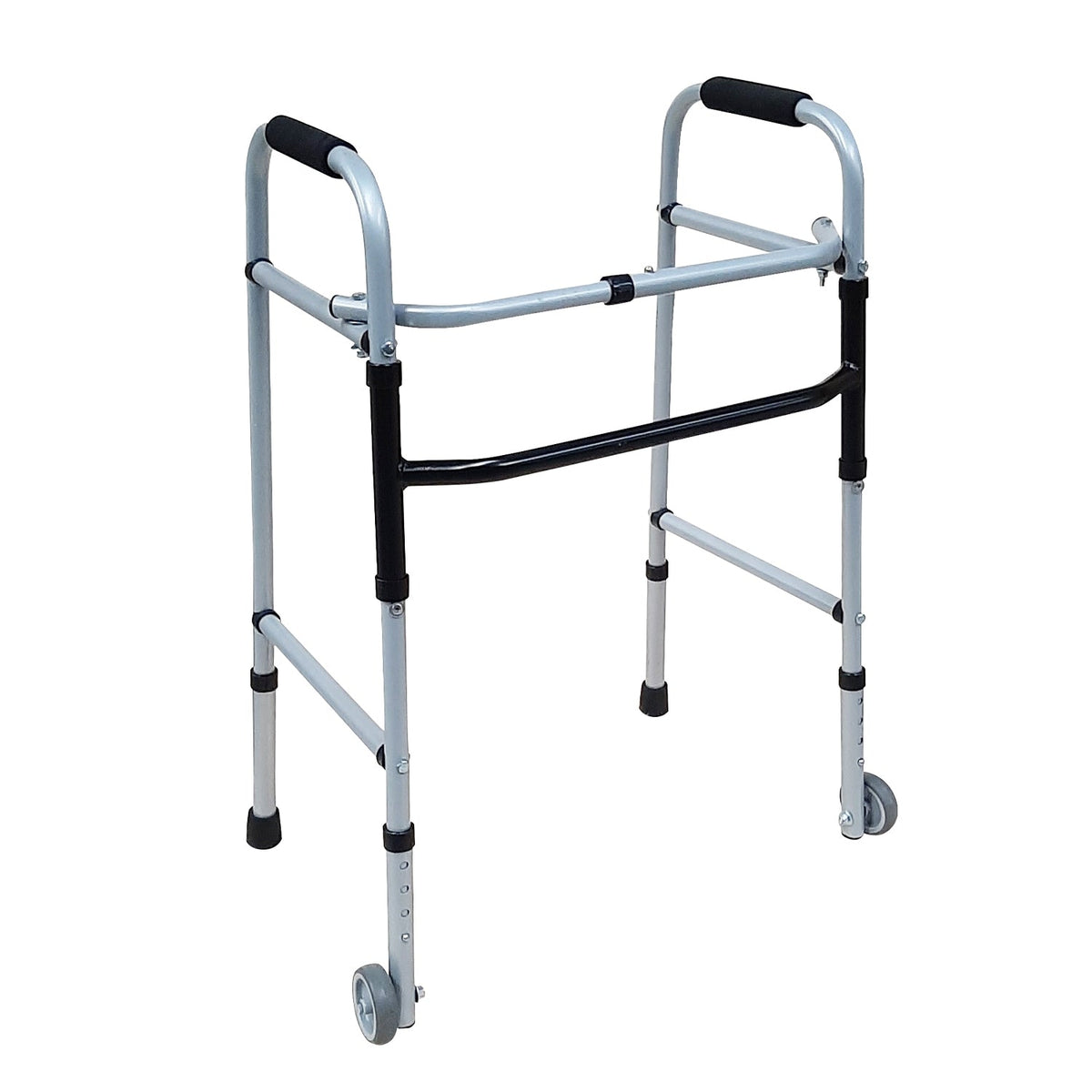 Andadera con Ruedas Gris | Plegable con Altura ajustable – Melimed Mx