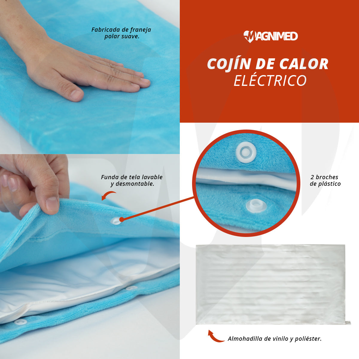 Cojín de calor eléctrico