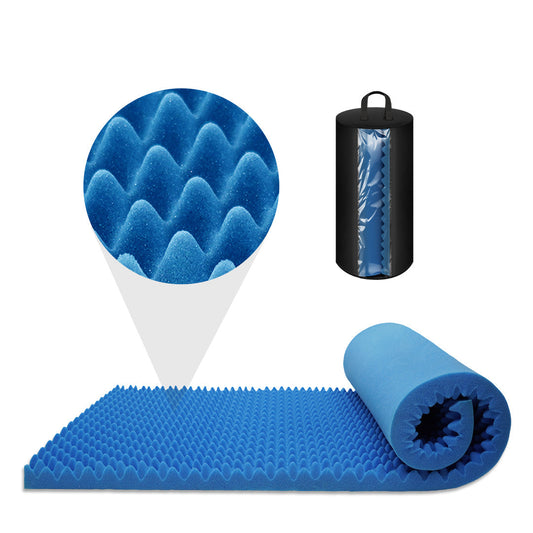 Colchón Cascarón De Huevo Anti Llagas Individual con Funda