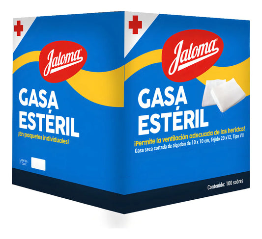 Gasa Jaloma Estéril 10x10 cm