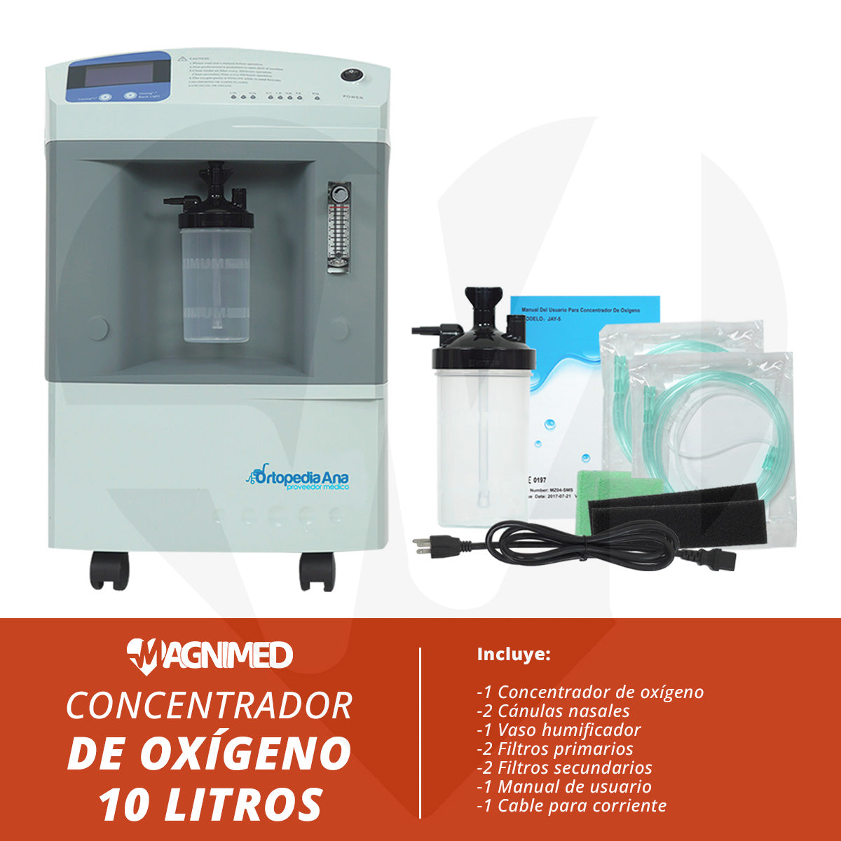 Concentrador De Oxígeno 10 Litros