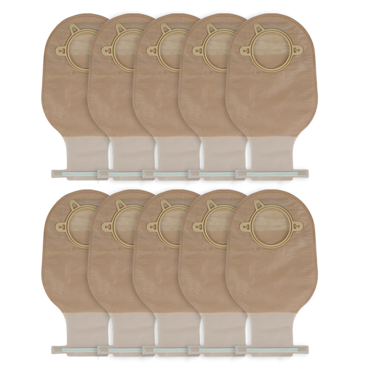 Bolsa De Colostomía Drenable Con Aro 10 Pzas 60 Mm