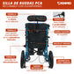 Silla P. C. A. con elevapiernas 19plg