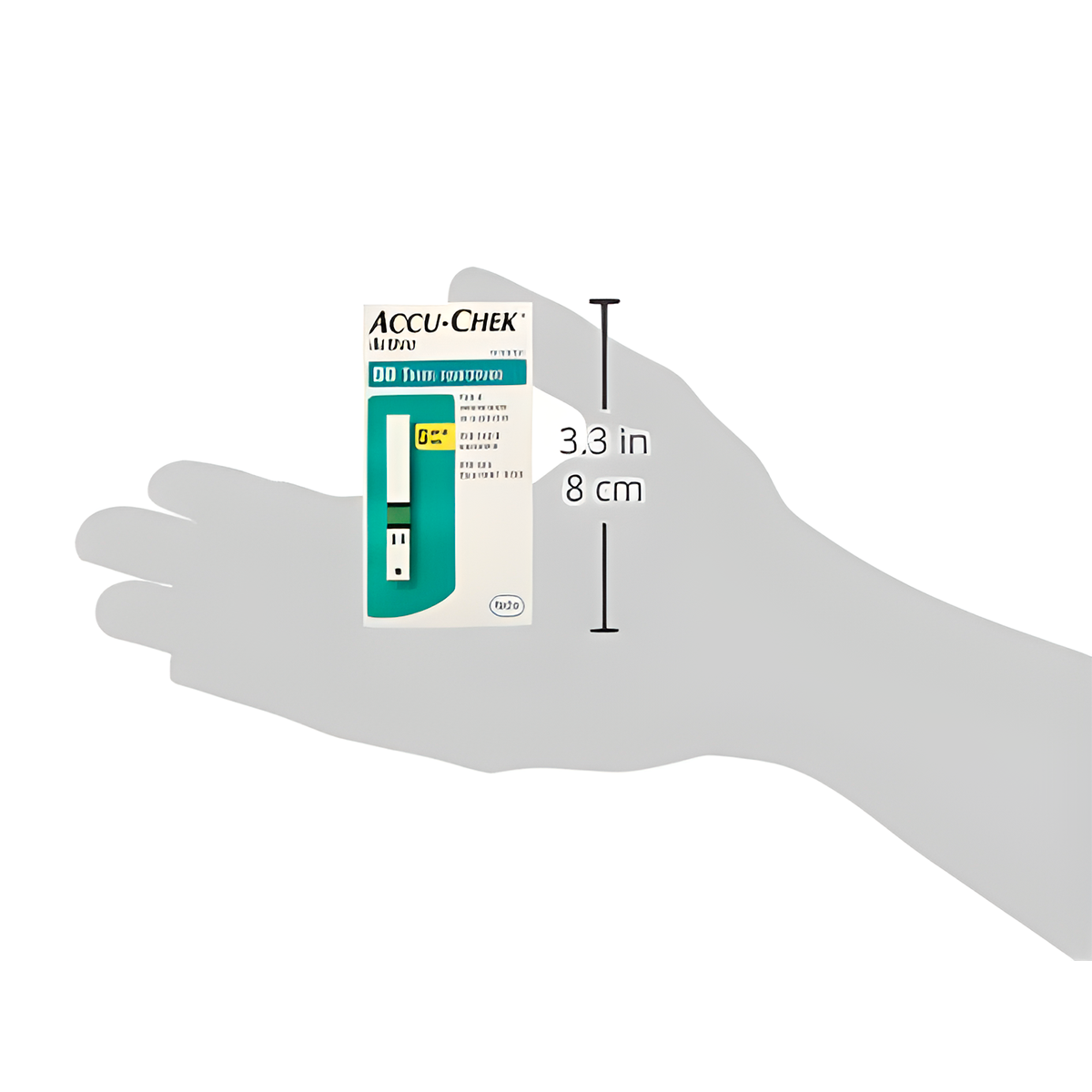 Tira Reactiva de Glucosa Accu Check Active - Caja con 50 Piezas