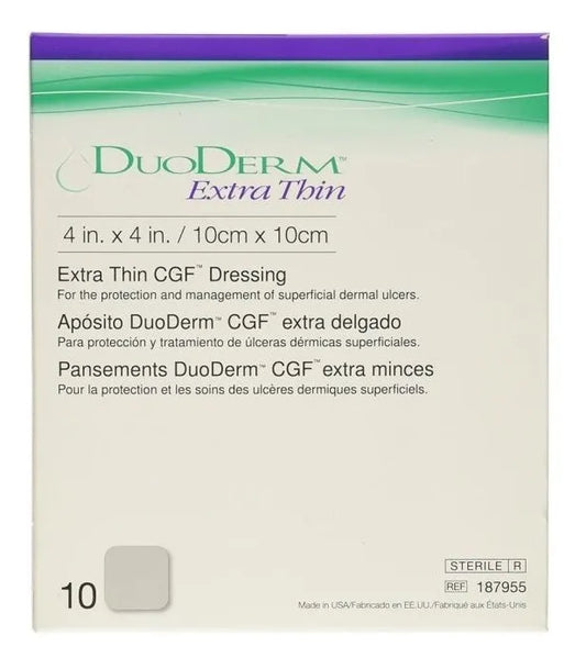 Parche DuoDerm Extra Thin 10 x 10 cm - 10 piezas