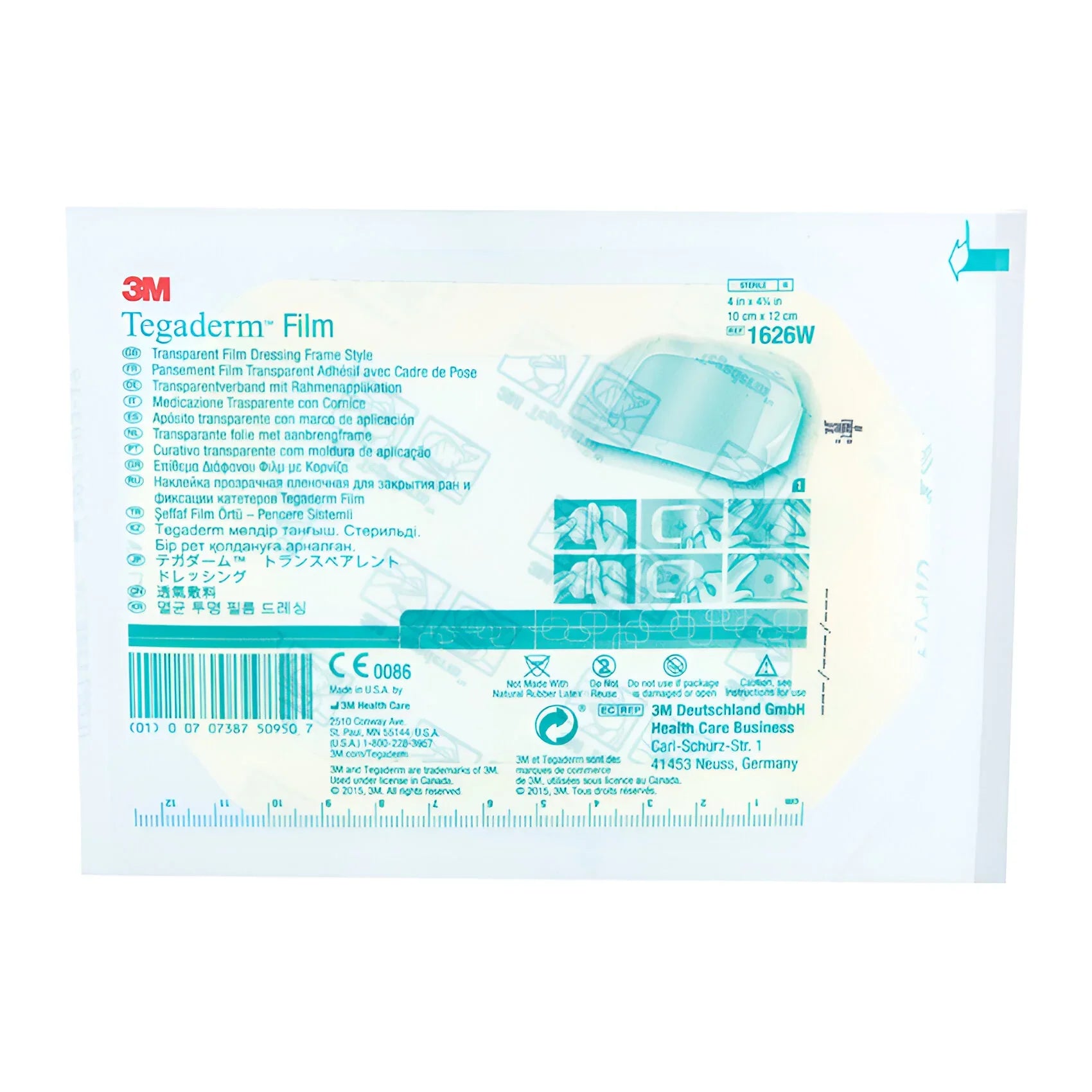 Ideal para una variedad de aplicaciones, desde la protección de heridas hasta el aseguramiento de dispositivos médicos.